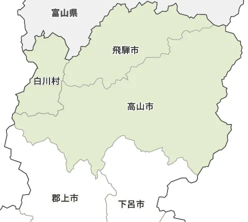 岐阜県地図