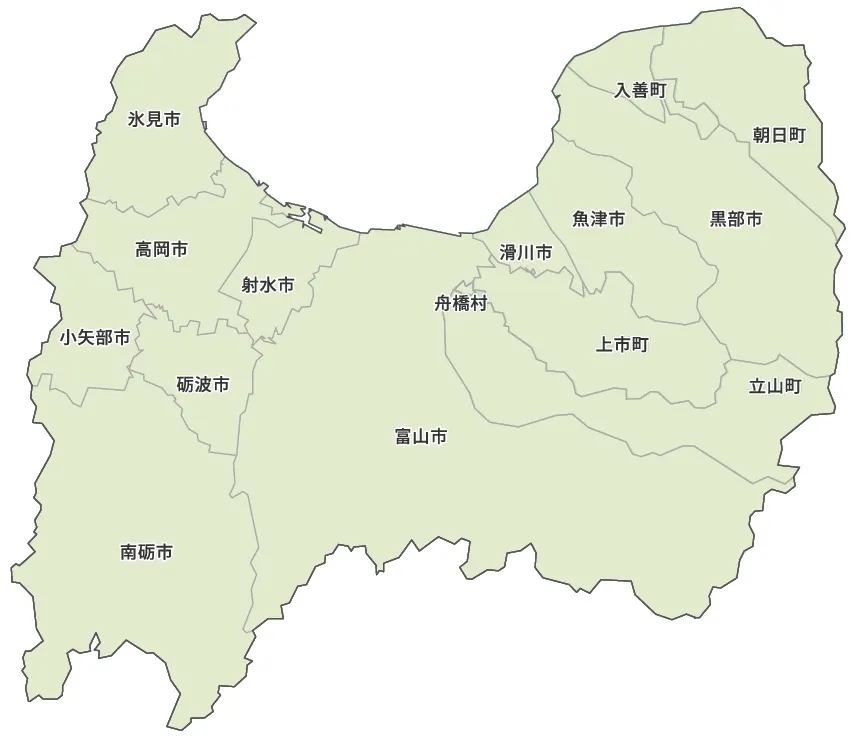 富山県地図